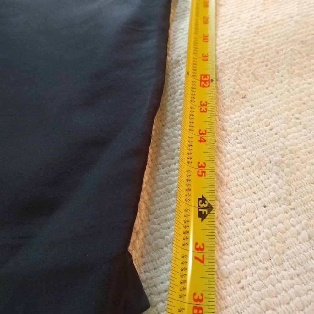 French Laundry  M   black silk ankle pants - Picture 8 of 14